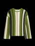 Marks & Spencer "Cotton Rich Striped Crew Neck Jumper"